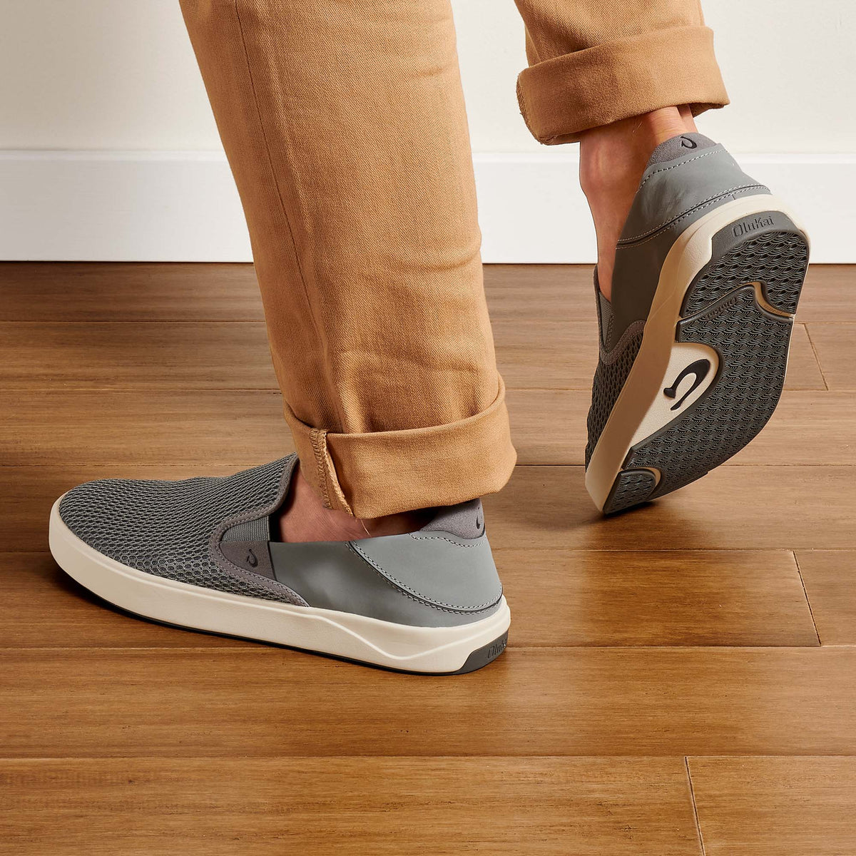 OluKai Great Value - Lae‘ahi Men's Slip-On Sneakers - Poi