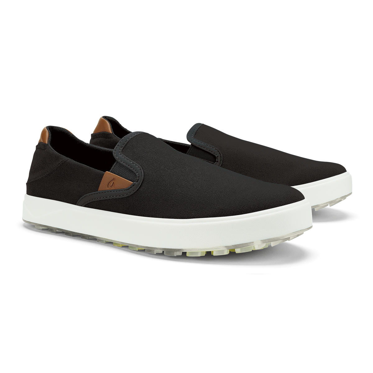 OluKai Customer Favorite - Wai‘alae Slip On Men’s Golf Shoes - Lava Rock