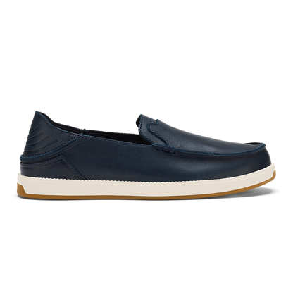 OluKai Great Value - Kākaha Nia Men‘s Suede Slip-On Shoes - Mood Indigo