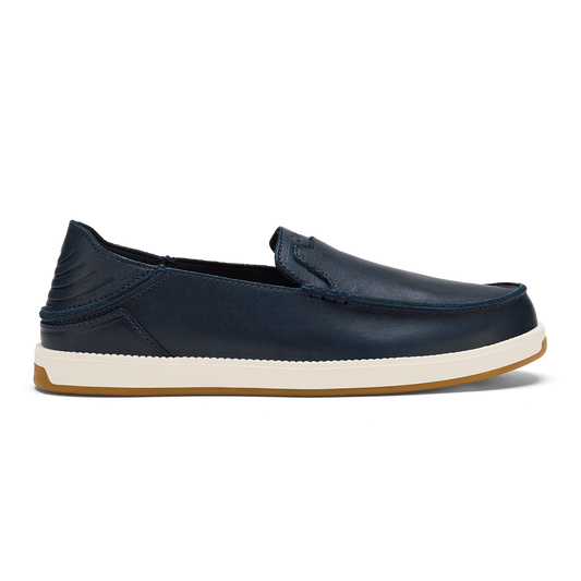OluKai Great Value - Kākaha Nia Men‘s Suede Slip-On Shoes - Mood Indigo