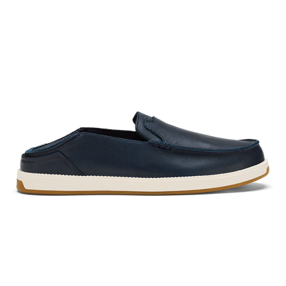 OluKai Great Value - Kākaha Nia Men‘s Suede Slip-On Shoes - Mood Indigo