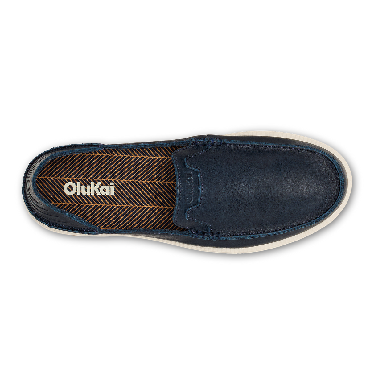 OluKai Great Value - Kākaha Nia Men‘s Suede Slip-On Shoes - Mood Indigo