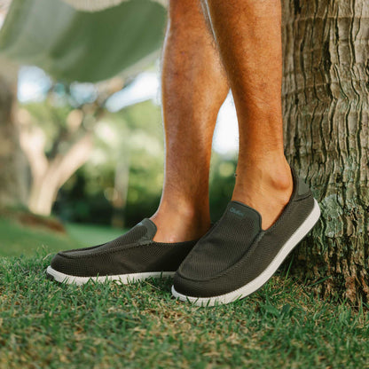 OluKai Exclusive - Kākaha Mesh Men‘s Slip-On Shoes - Nori