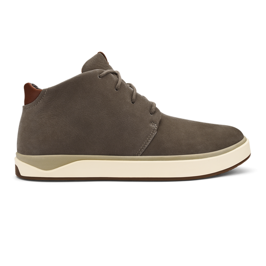 OluKai Latest - Papakū 'Ili Men’s Waterproof Leather Boots- Mustang