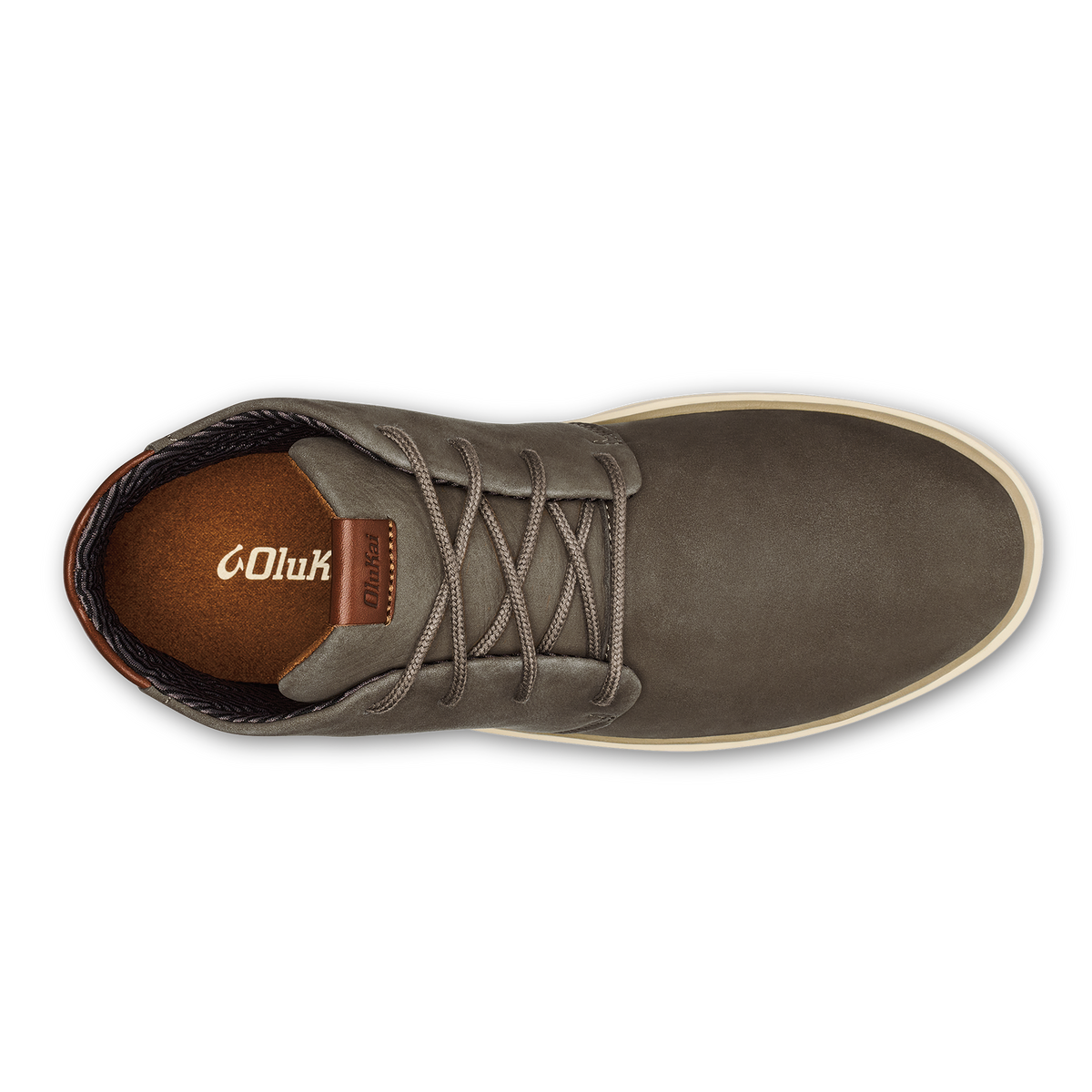 OluKai Latest - Papakū 'Ili Men’s Waterproof Leather Boots- Mustang