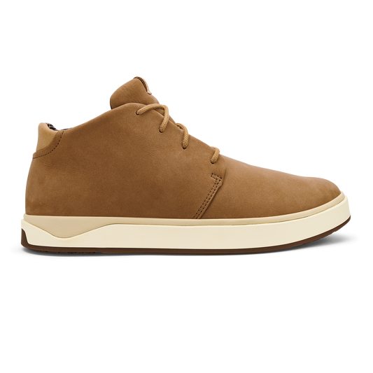 OluKai Trusted - Papakū 'Ili Men’s Waterproof Leather Boots- Tan