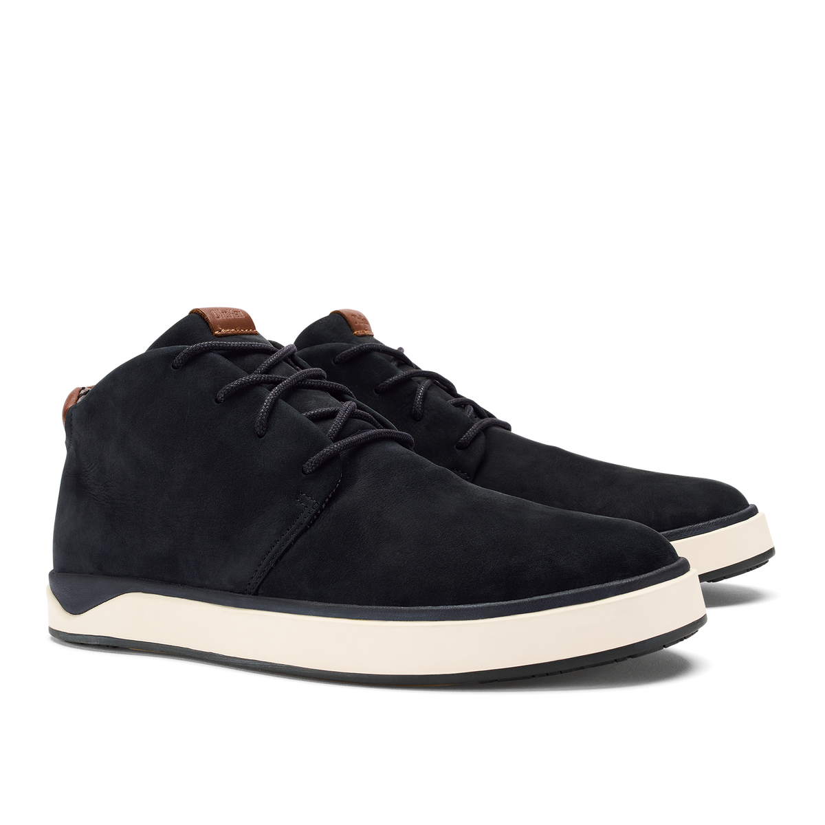 OluKai New - Papakū 'Ili Men’s Waterproof Leather Boots- Black