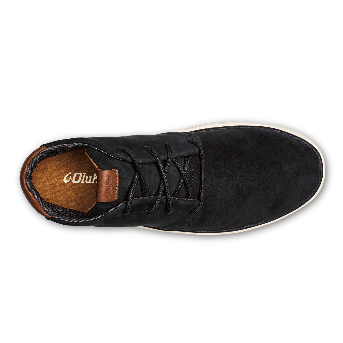 OluKai New - Papakū 'Ili Men’s Waterproof Leather Boots- Black