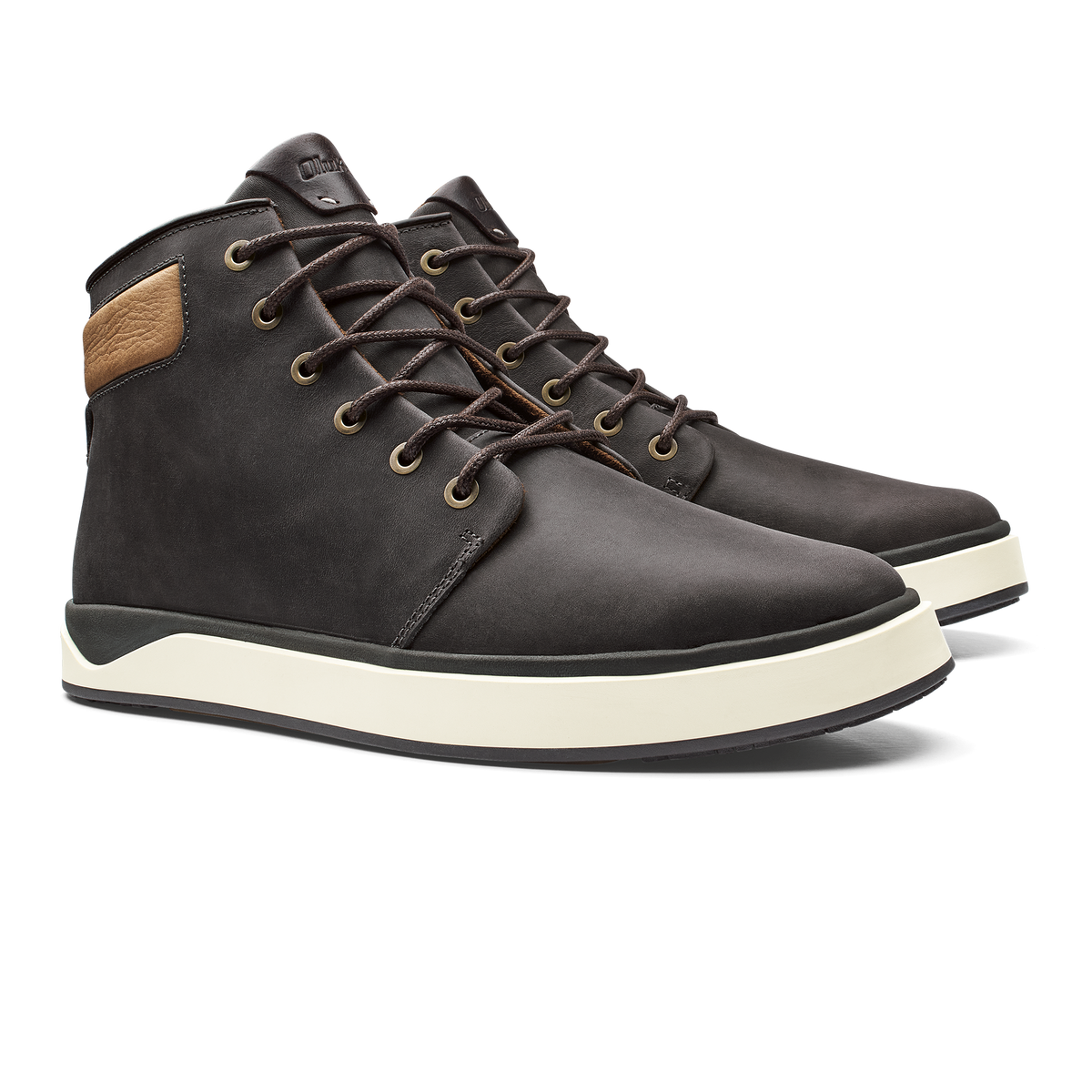 OluKai Popular - Kekaha Men’s Chukka Boots - Pavement / Off White