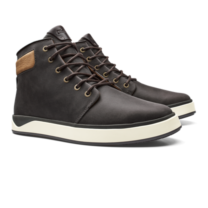 OluKai Popular - Kekaha Men’s Chukka Boots - Pavement / Off White