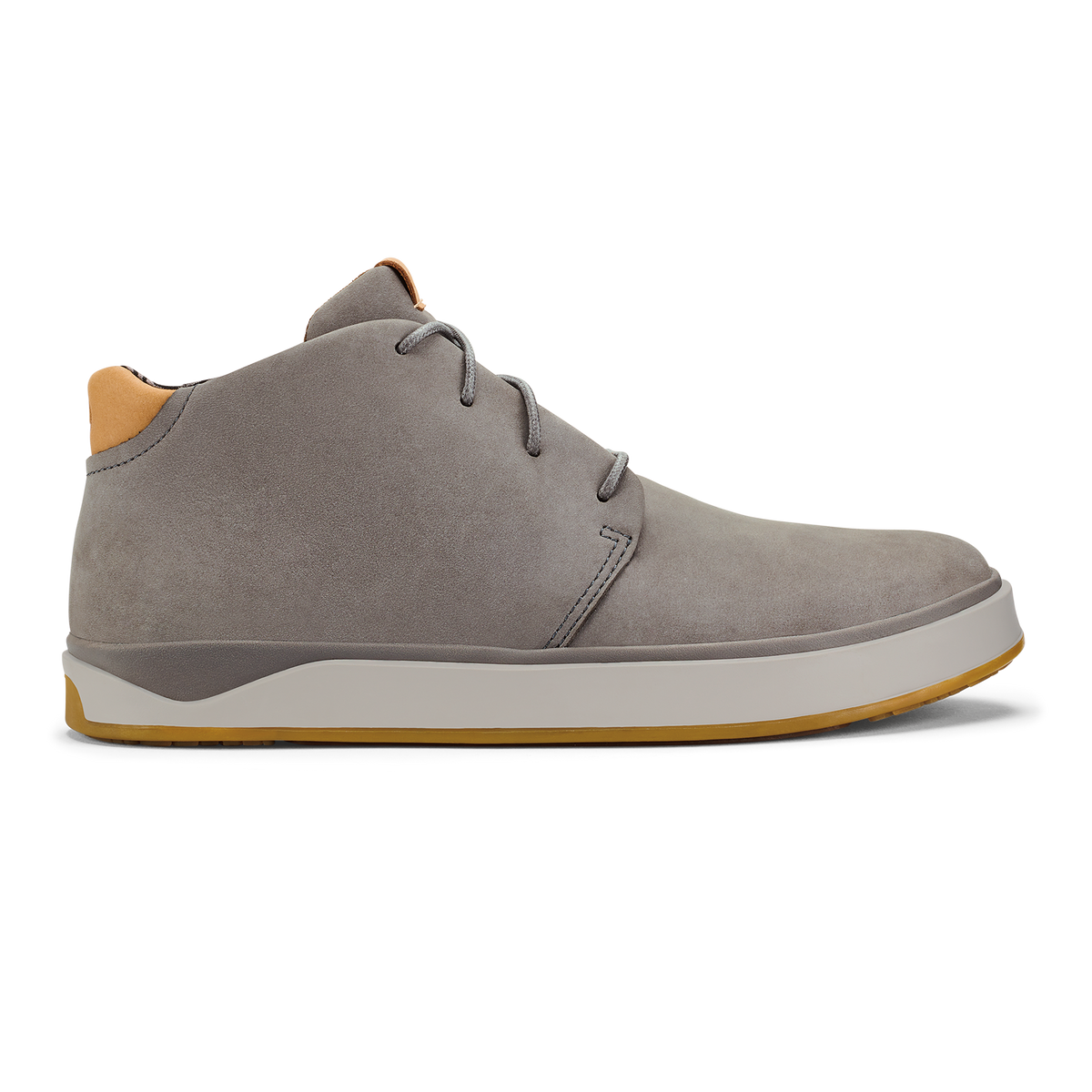 OluKai Everyday - Papakū 'Ili Men’s Waterproof Leather Boots- Graphite