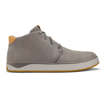 OluKai Everyday - Papakū 'Ili Men’s Waterproof Leather Boots- Graphite