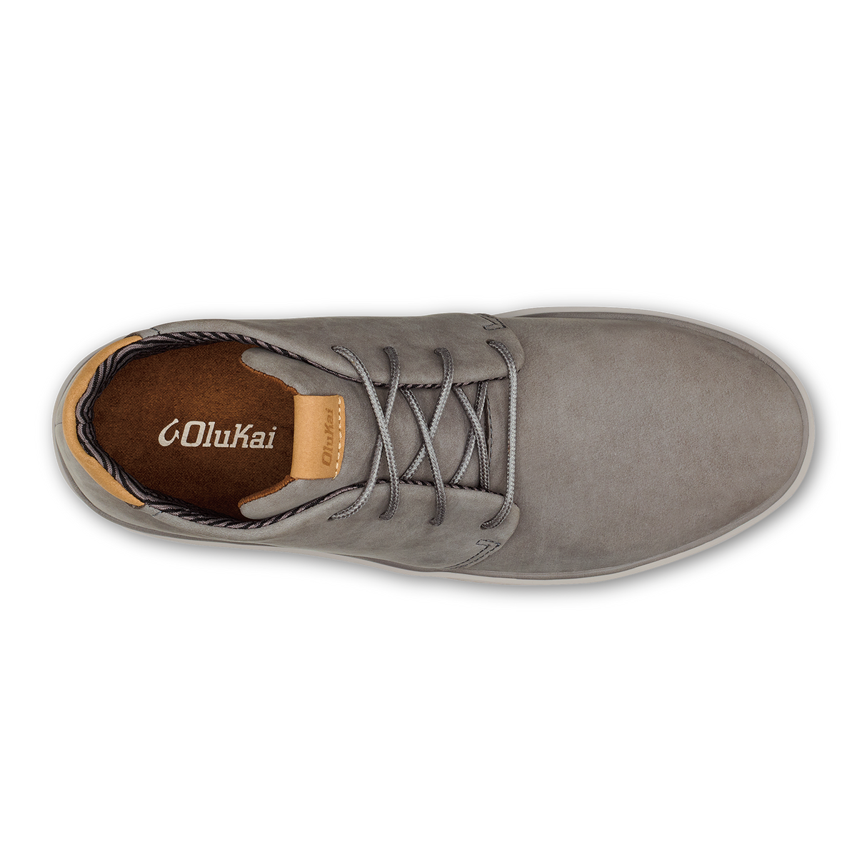 OluKai Everyday - Papakū 'Ili Men’s Waterproof Leather Boots- Graphite