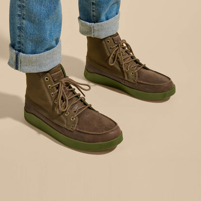 OluKai Hot Sale - Mōlina Men’s Waterproof Leather Boots - Mustang Hanu