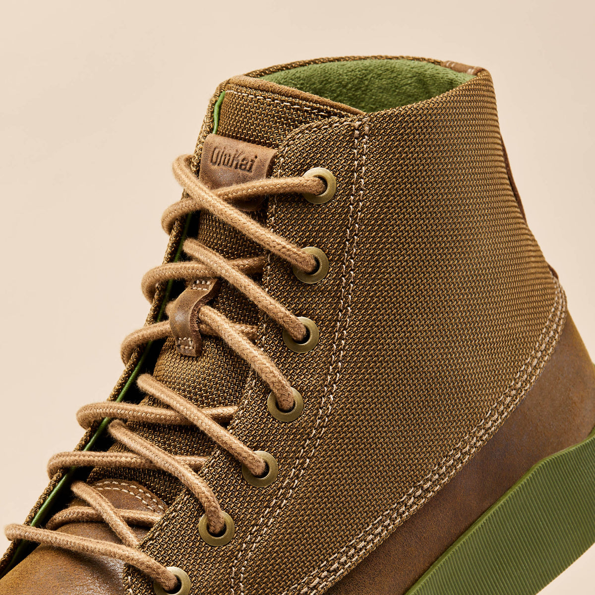OluKai Hot Sale - Mōlina Men’s Waterproof Leather Boots - Mustang Hanu