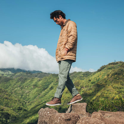 OluKai Everyday - Kekaha Men’s Chukka Boots - Toffee / Off White