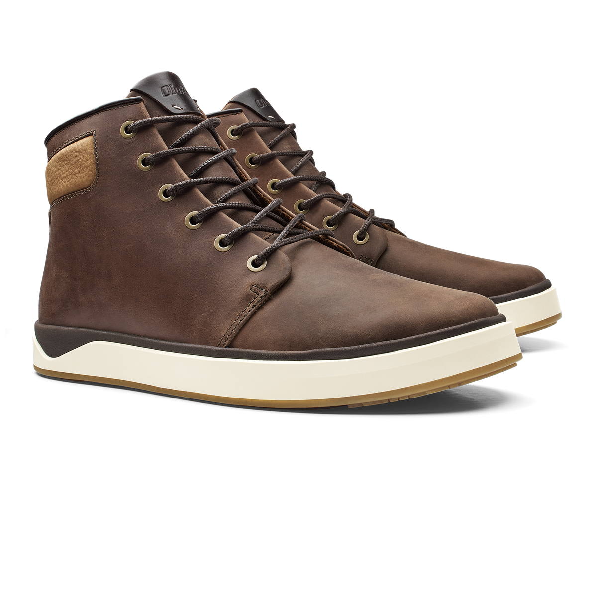 OluKai Everyday - Kekaha Men’s Chukka Boots - Toffee / Off White