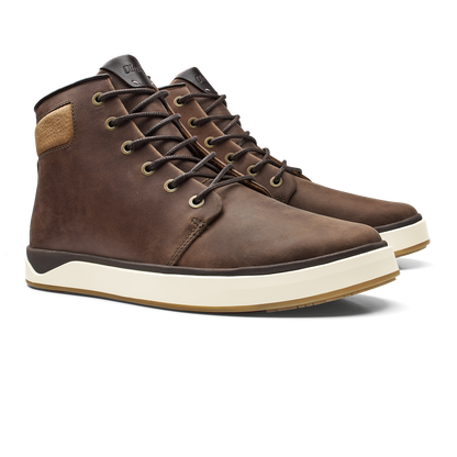 OluKai Everyday - Kekaha Men’s Chukka Boots - Toffee / Off White