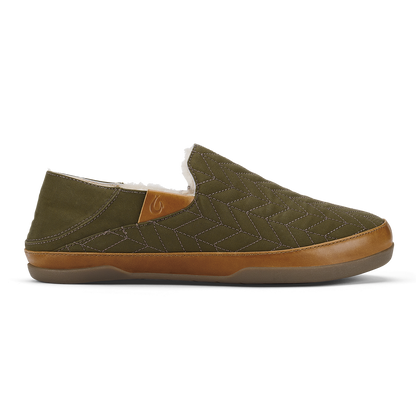 OluKai Great Value - Hanohano Men’s Waxed Canvas Slippers - Husk