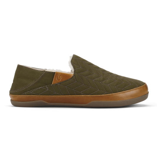 OluKai Great Value - Hanohano Men’s Waxed Canvas Slippers - Husk
