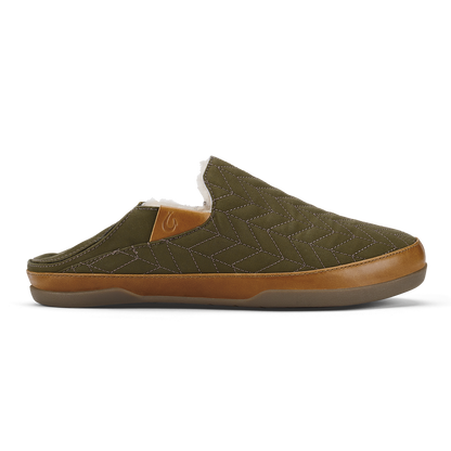OluKai Great Value - Hanohano Men’s Waxed Canvas Slippers - Husk