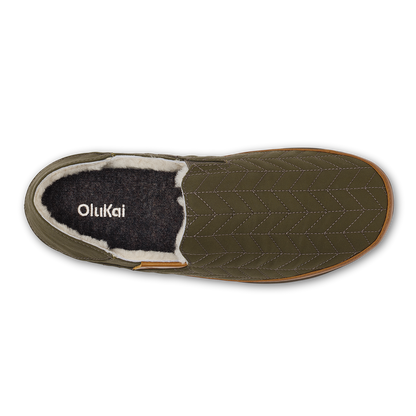 OluKai Great Value - Hanohano Men’s Waxed Canvas Slippers - Husk