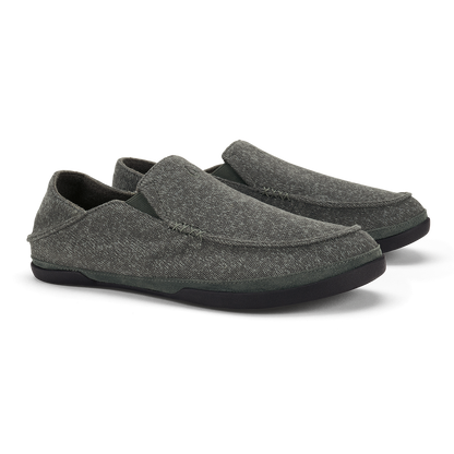 OluKai Best Seller - Moloā Hulu Men's Lightweight Slippers - Lava Rock