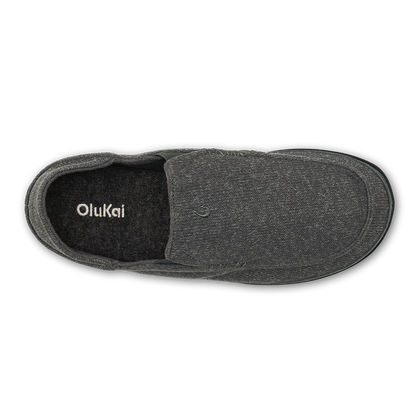 OluKai Best Seller - Moloā Hulu Men's Lightweight Slippers - Lava Rock