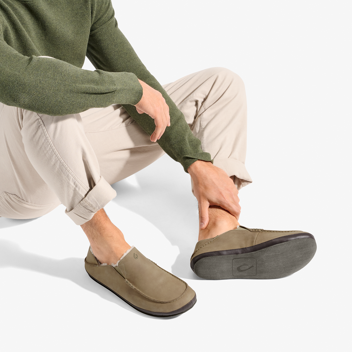 OluKai Recommended - Moloā Slipper - Clay / Dk Java