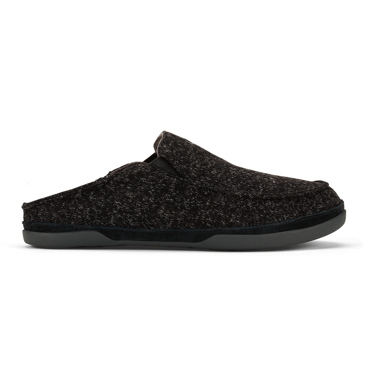 OluKai Discount - Moloā Hulu Men’s Wool Slippers - Black