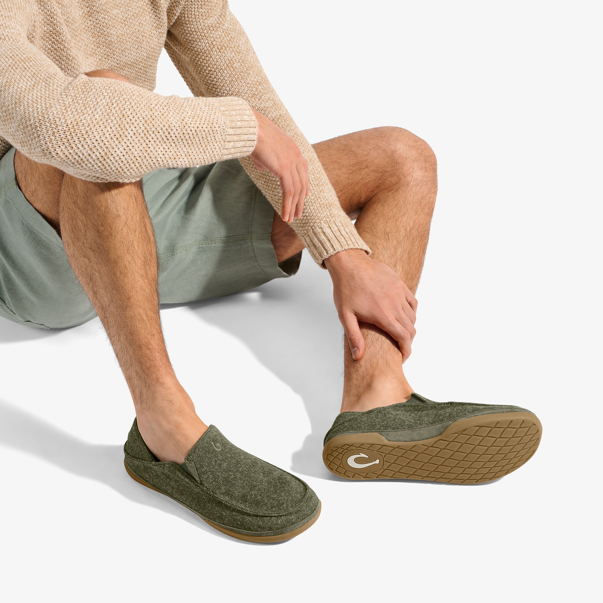 OluKai Essential - Moloa Hulu - Dusty Olive / Dusty Olive