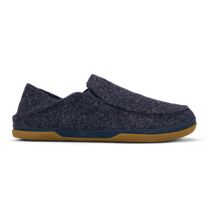 OluKai Everyday - Moloā Hulu Men’s Wool Slippers - Trench Blue