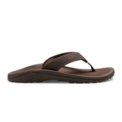 OluKai Essential - ‘Ohana Men's Beach Sandals - Dark Java / Ray