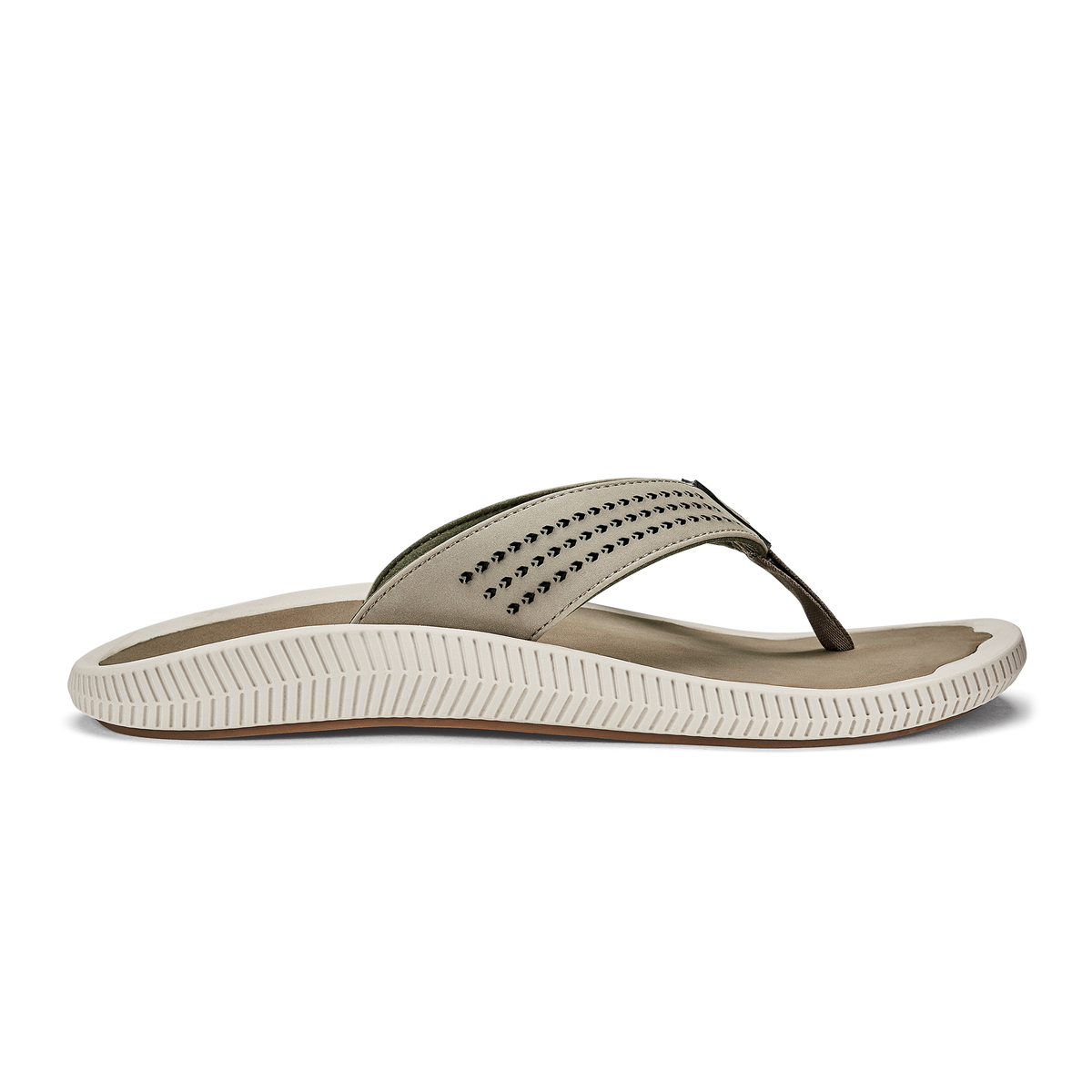 OluKai Best Price - Ulele Men's Water-Ready Beach Sandals - Clay / Mustang