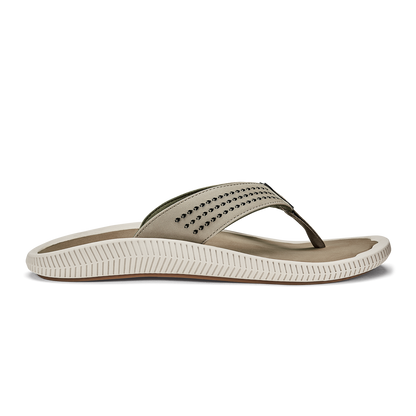 OluKai Best Price - Ulele Men's Water-Ready Beach Sandals - Clay / Mustang