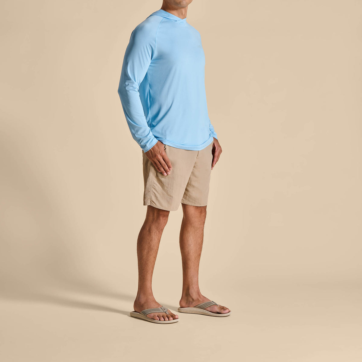 OluKai Best Price - Ulele Men's Water-Ready Beach Sandals - Clay / Mustang