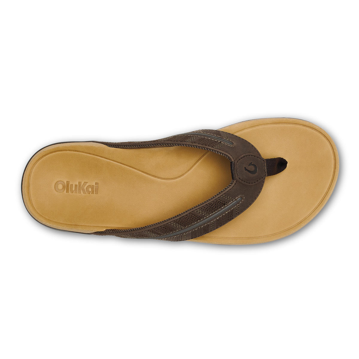 OluKai Deals - Tuahine Palm - Dk Java / Golden Sand