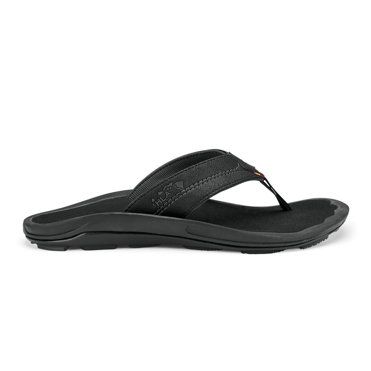 OluKai Great Value - Kīpī Men’s Comfortable Beach Sandals - Black