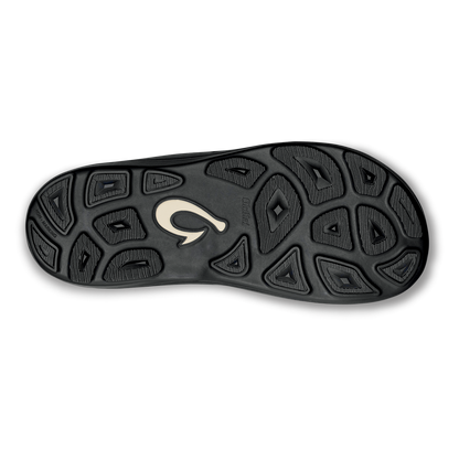 OluKai Great Value - Kīpī Men’s Comfortable Beach Sandals - Black