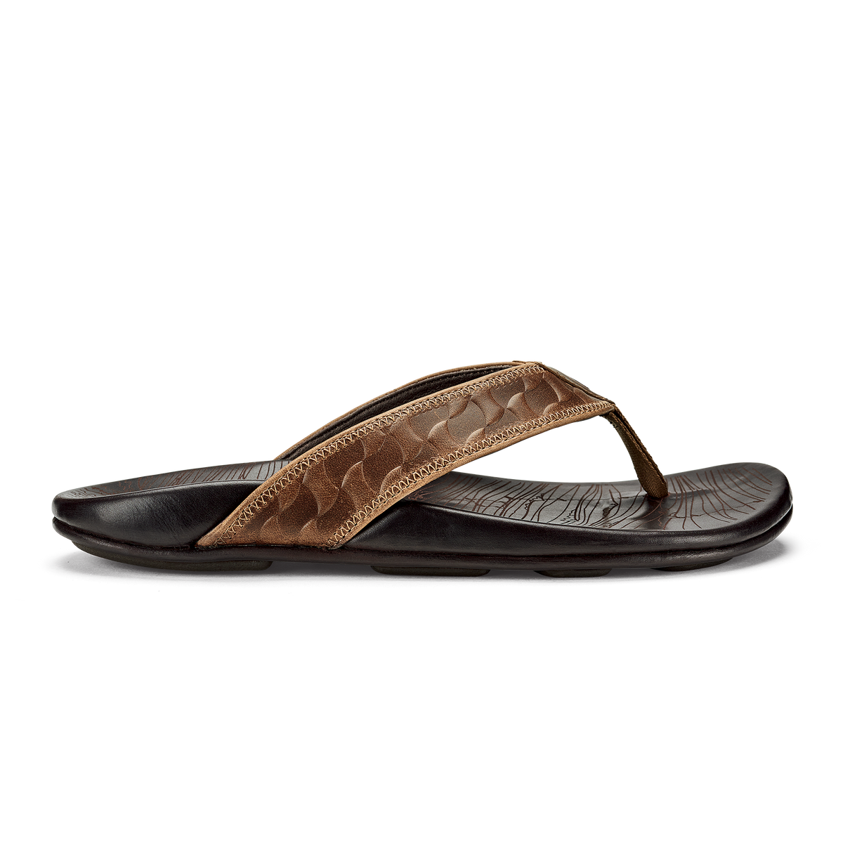 OluKai Sale - Hikianalia - Tan / Dark Java