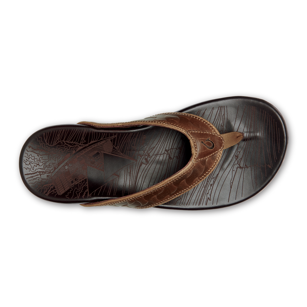 OluKai Sale - Hikianalia - Tan / Dark Java