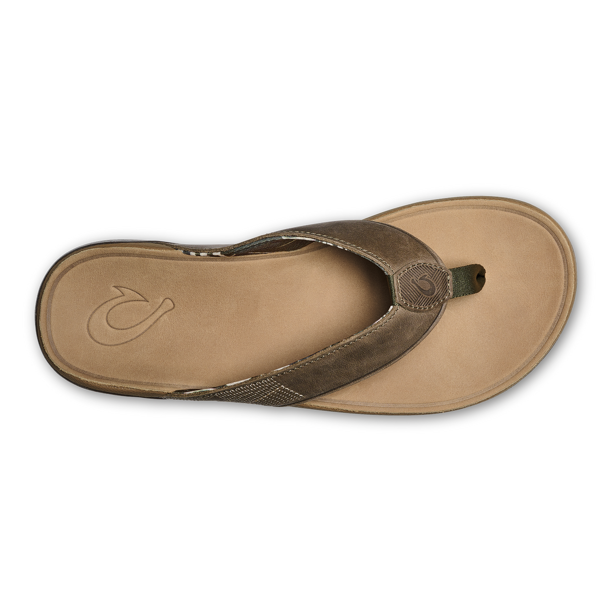 OluKai Recommended - Tuahine Men's Waterproof Leather Beach Sandals - Hunter