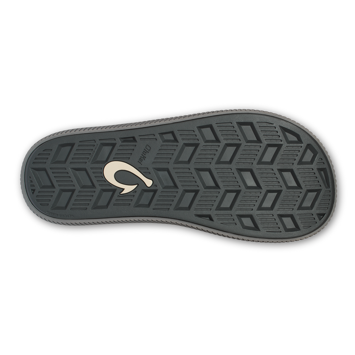 OluKai Best Seller - Ulele Men's Beach Sandals - Blue Depth / Charcoal