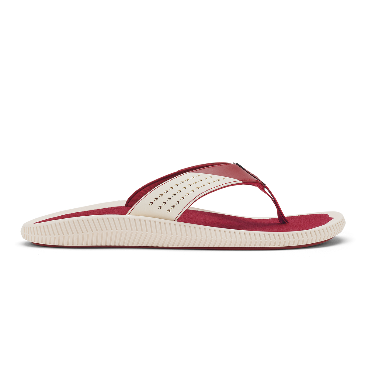 OluKai Smart Buy - Ulele - Off White / Deep Red