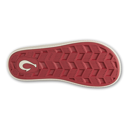 OluKai Smart Buy - Ulele - Off White / Deep Red