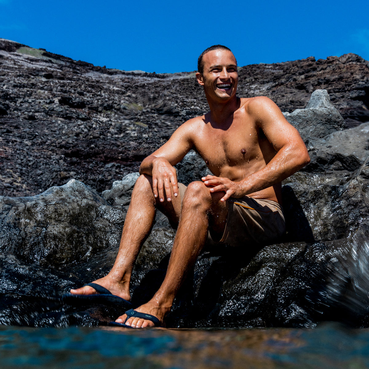 OluKai Customer Favorite - 'Ohana - Trench Blue / Trench Blue