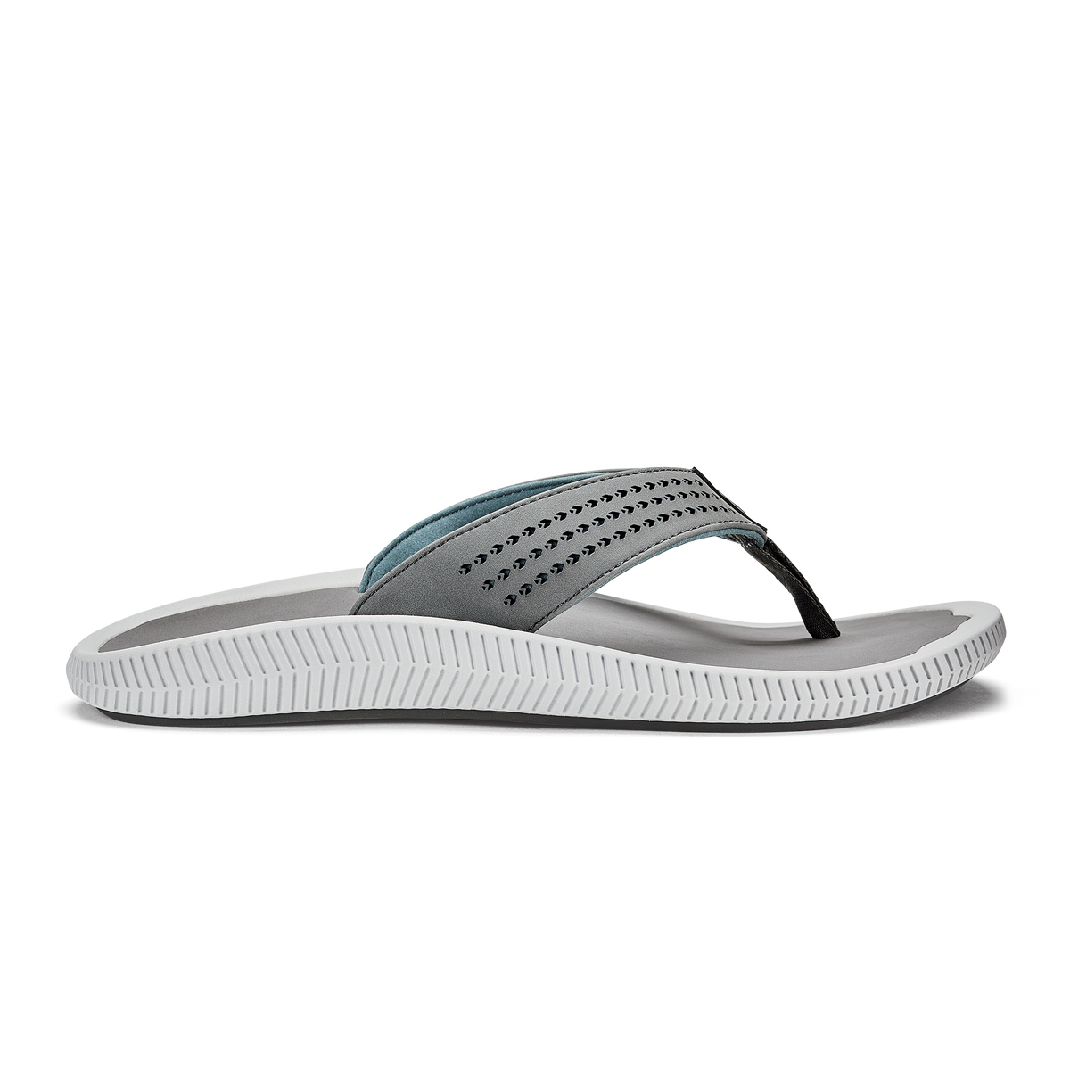 OluKai Customer Favorite - Ulele Men's Water-Ready Beach Sandals - Stone