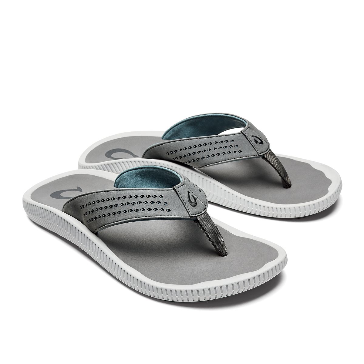 OluKai Customer Favorite - Ulele Men's Water-Ready Beach Sandals - Stone