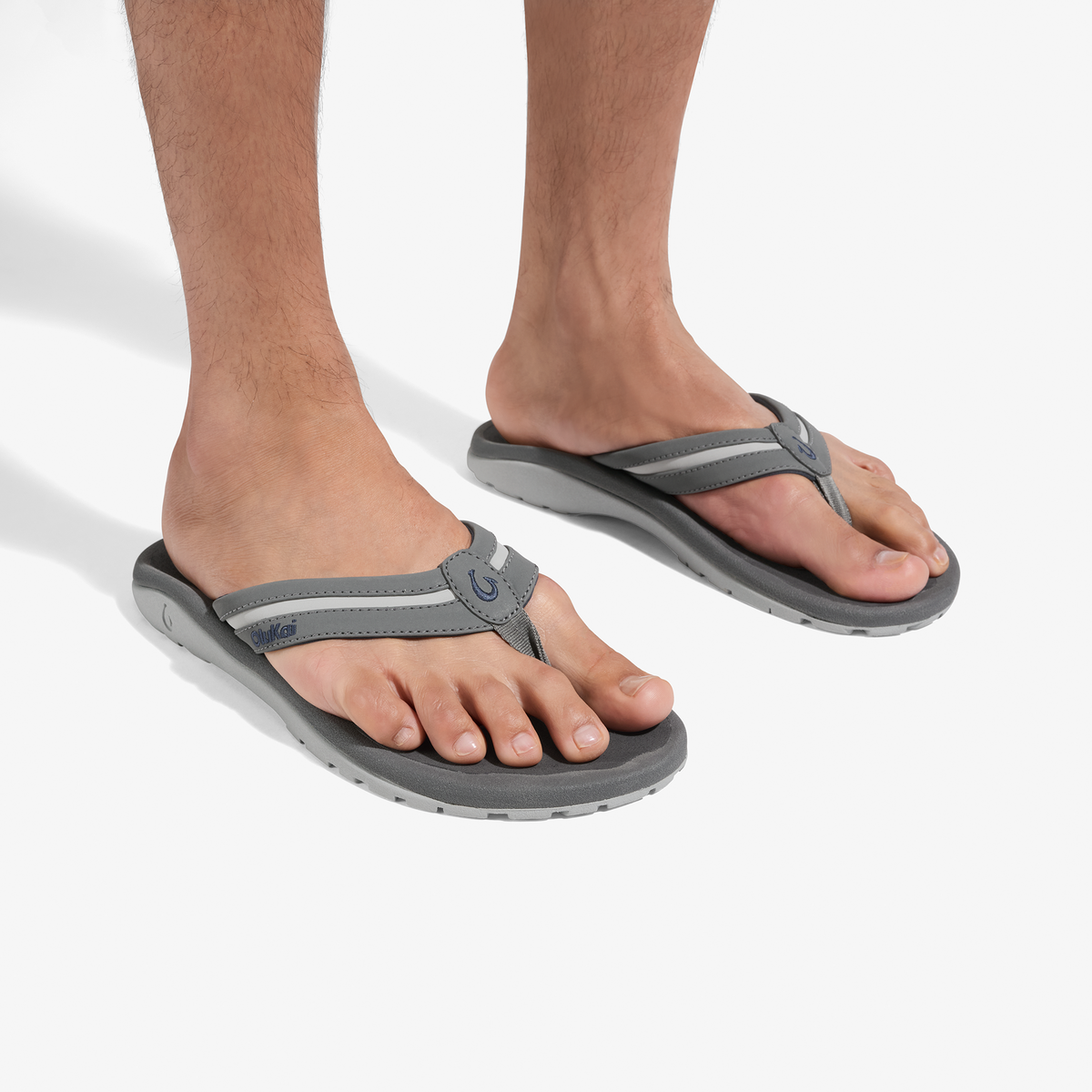 OluKai Everyday - ʻOhana Palua - Cloud Grey / Rock