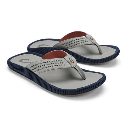 OluKai Quality - Ulele Men's Beach Sandals - Ash